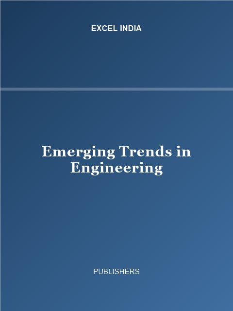 Cover of International Conference on Emerging Trends in Engineering and Technology
